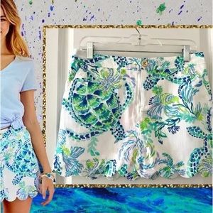 NWT Lilly Pulitzer Colette Skort Resort White Island Ride - New Women SIZE 4